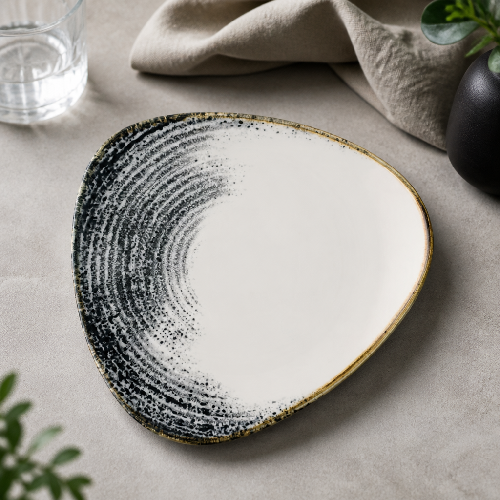 Commercial Plates 245mm - 12 Pack Eco Glaze Ceramic