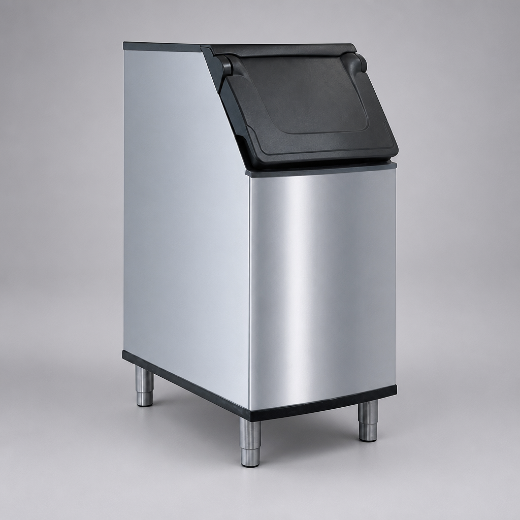 Commercial Ice Storage Bin 95kg Durable Metal Construction