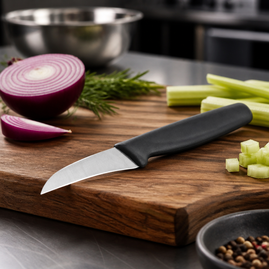 Commercial Paring Knife 5.5cm Ergonomic Handle Stainless Steel