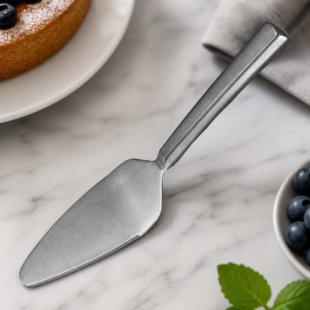 Commercial Cake Lifter with Serrated Edge and Ergonomic Handle