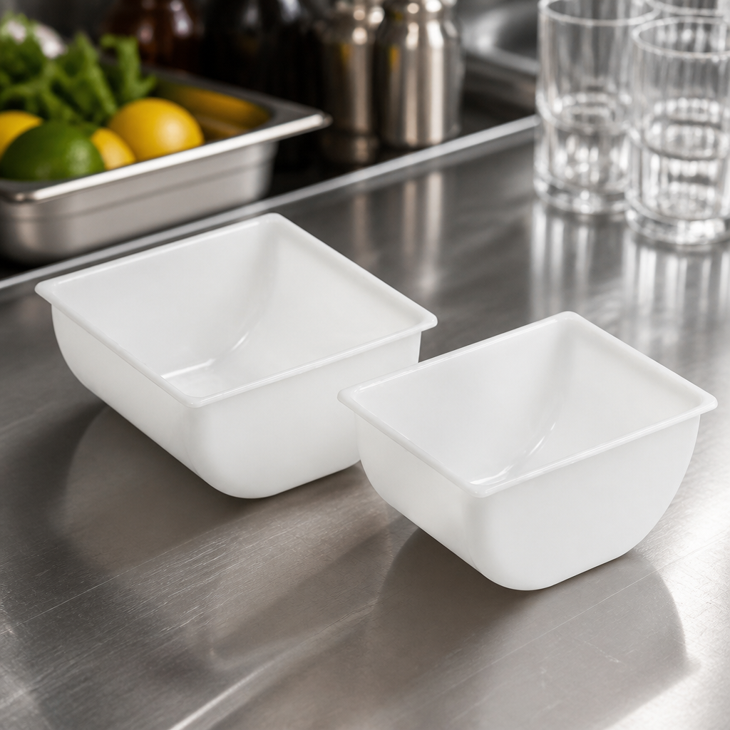 1.5 Pint Commercial Condiment Holder Insert for Food Prep Storage