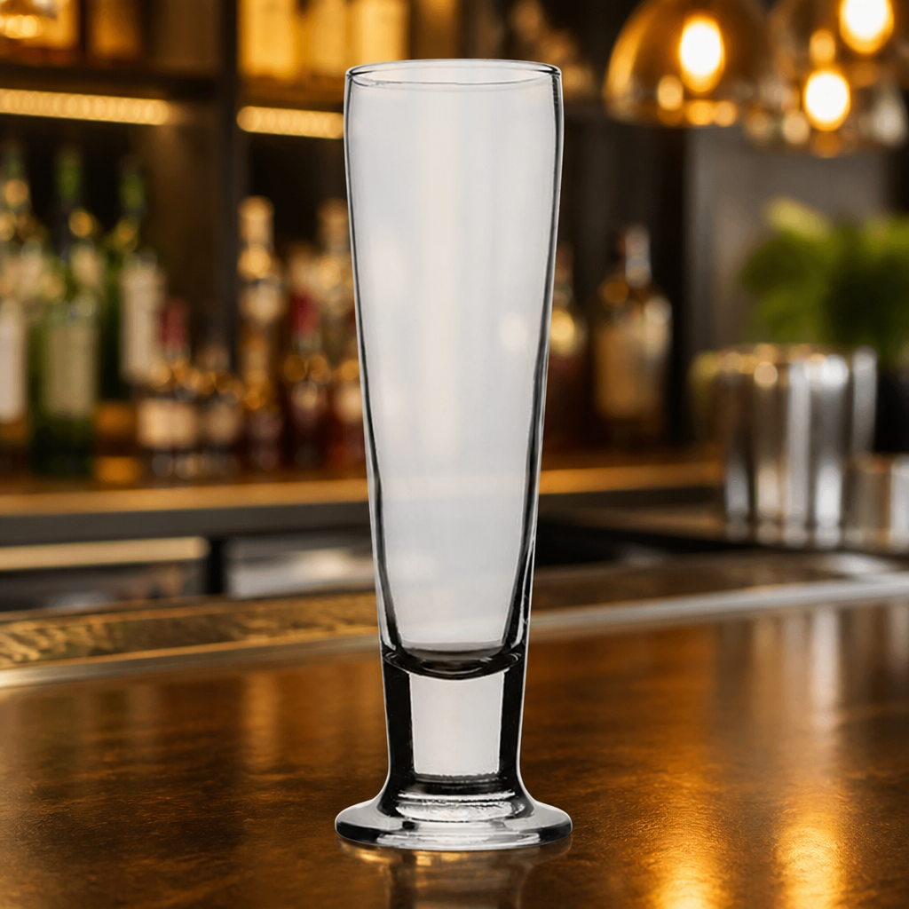 Commercial Pilsner Glasses 410ml Clear 12 Pack for Beverages