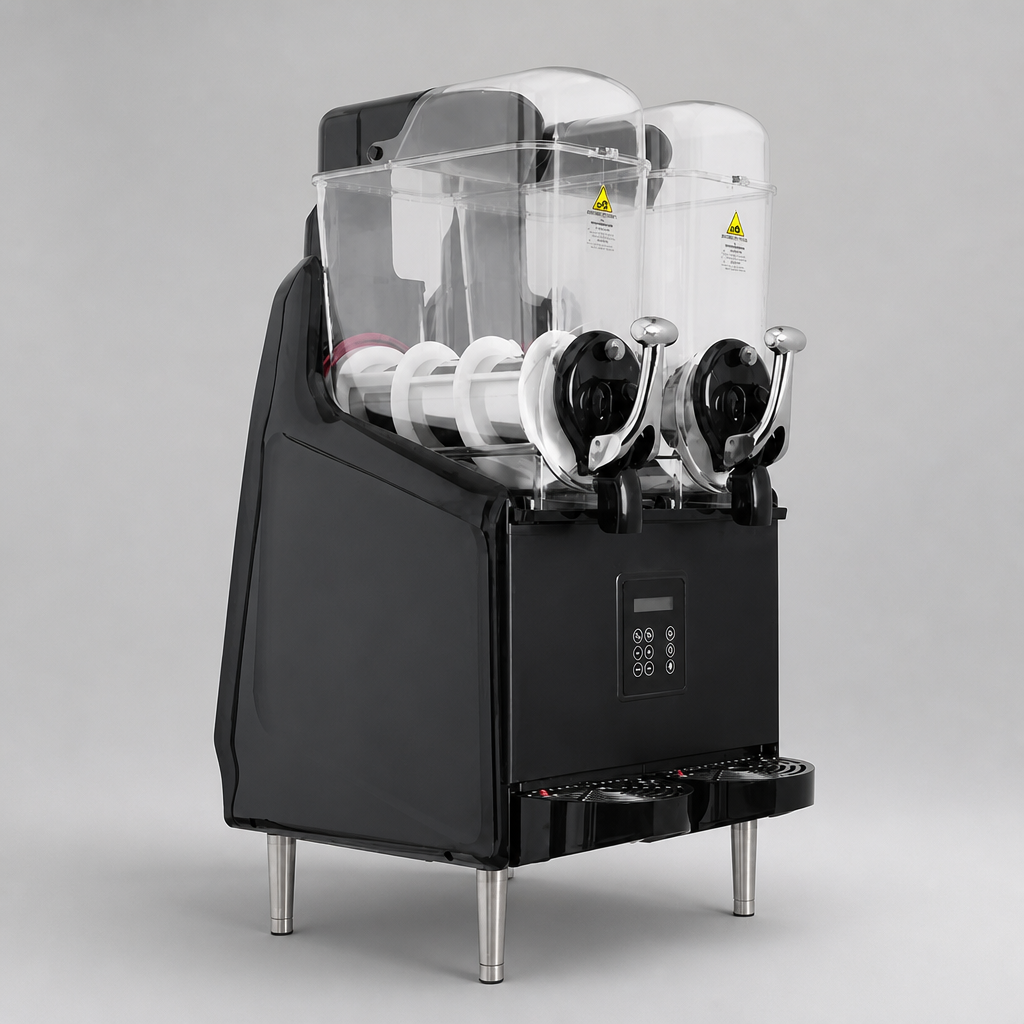 Commercial Slush Machine 2x 12Ltr Low Sugar Alcohol Compatible