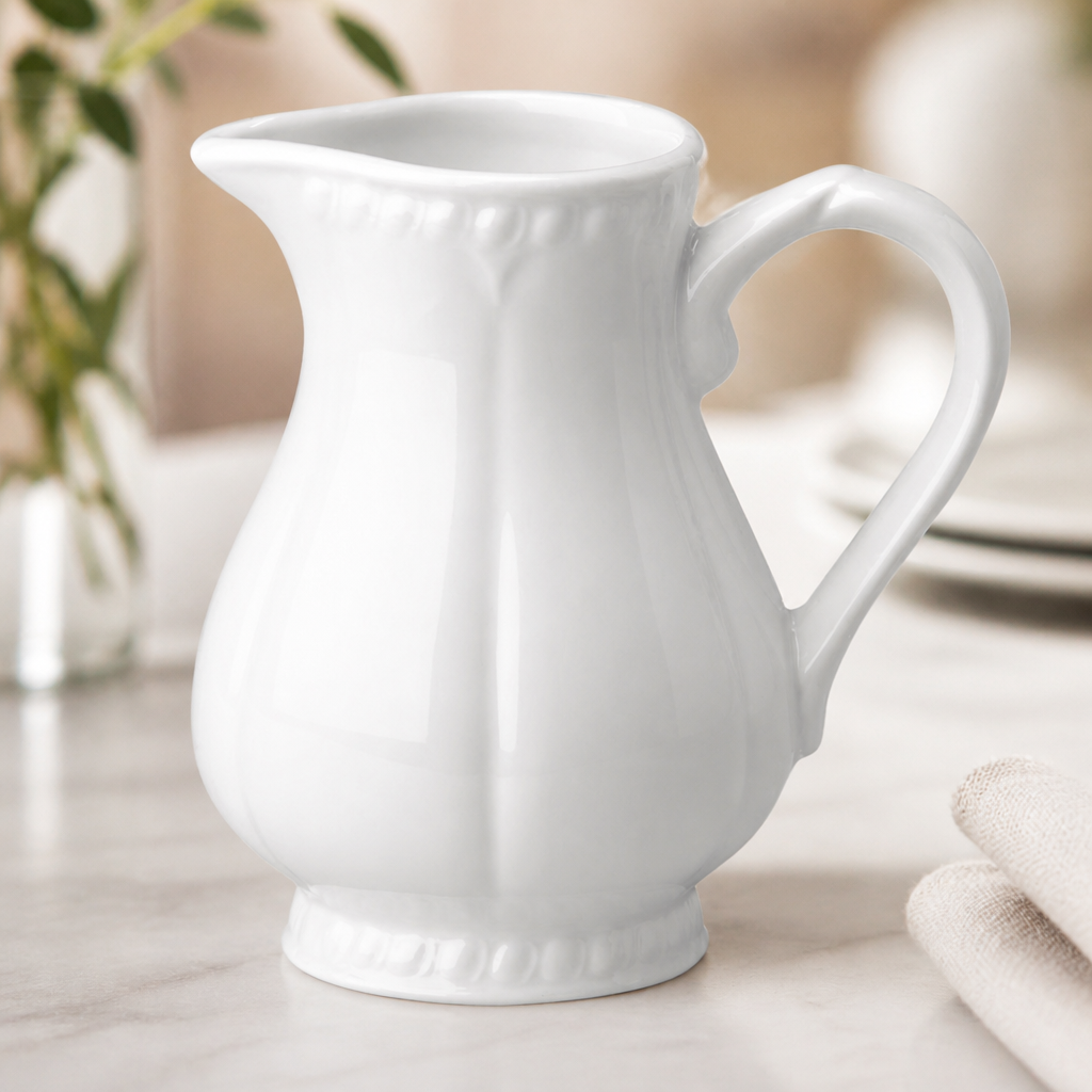 Commercial Milk Jugs 284ml Porcelain 4 Pack