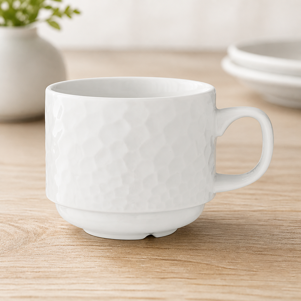 Commercial Stacking Cups 212.5ml for Hospitality 36 Pack