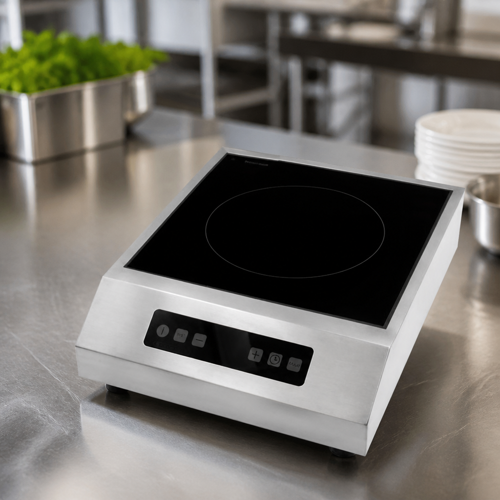 Commercial Induction Hob 3000W with Digital Controls
