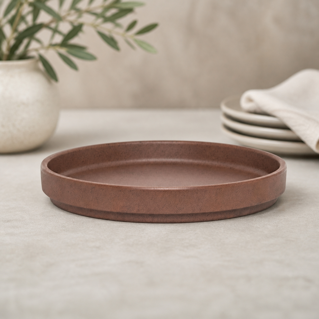 Commercial Melamine Stack Plates 159mm Dia 6 Pack