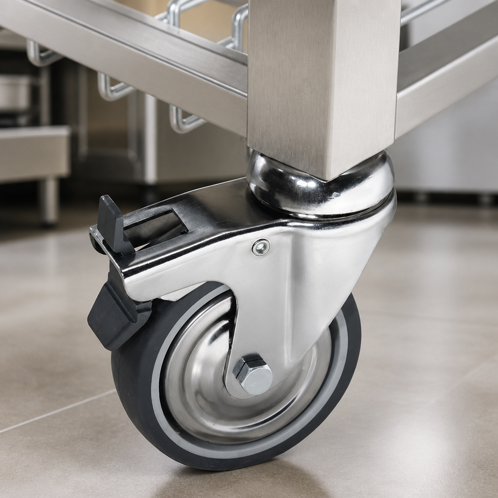Commercial Stainless Steel Castors for Oven Support Frame