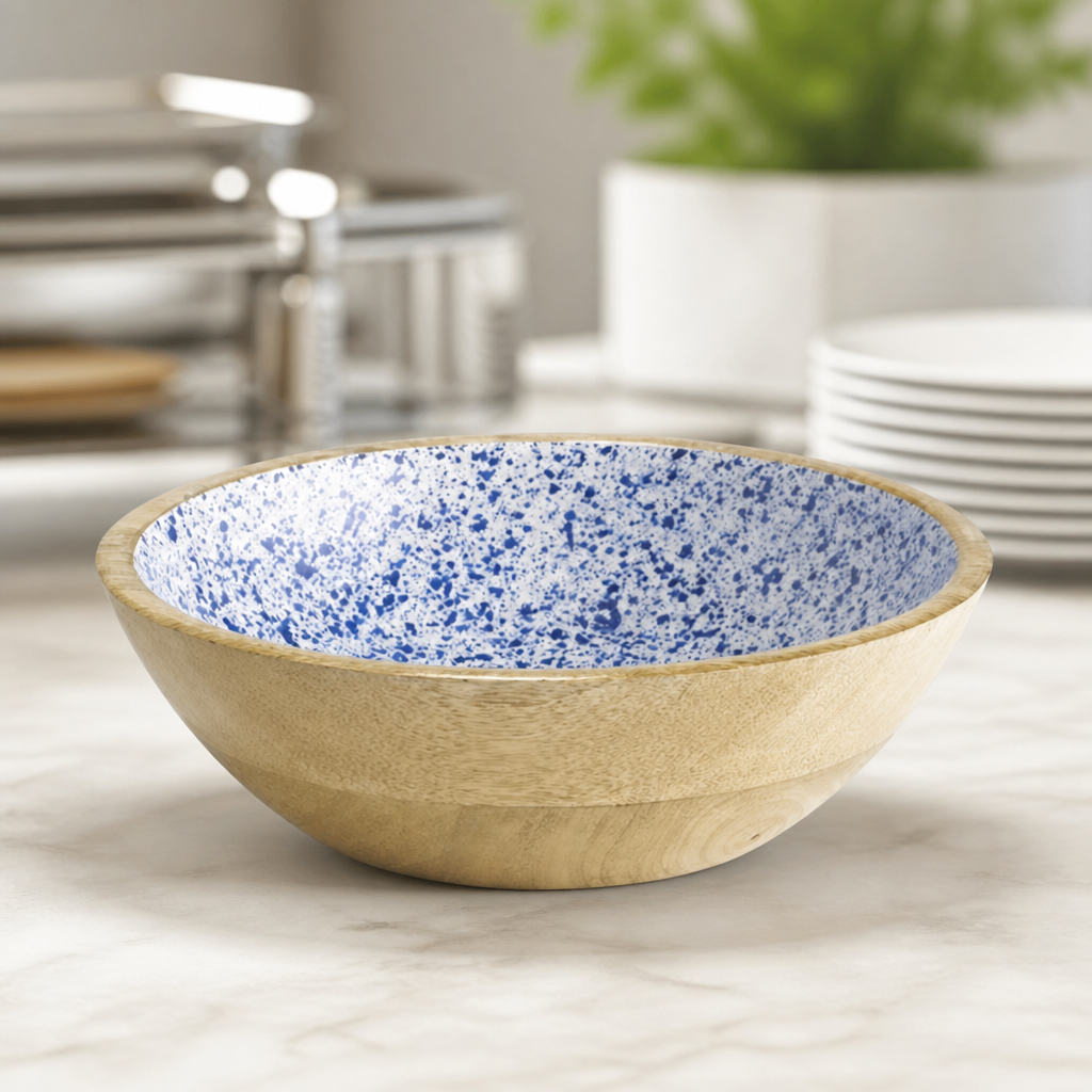 Mango Bowl Blue and White 240x75mm