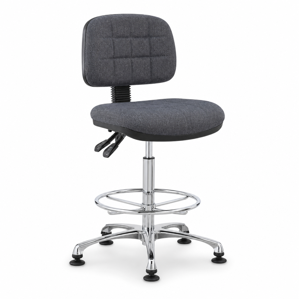 Fabric Anti-Static Workshop Chairs with Height Adjustment