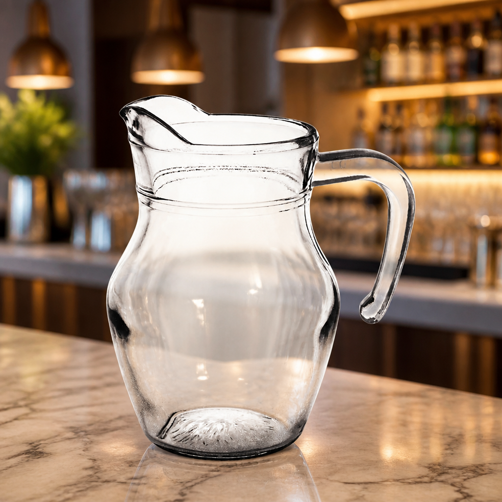 Commercial Glass Jug 0.5Ltr for Catering - 6 Pack