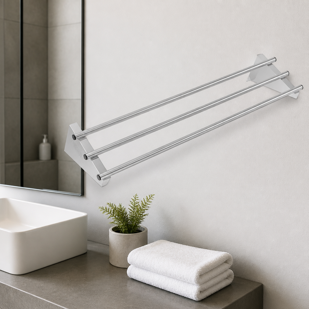 Commercial Stainless Steel Wall Shelf 1200mm 75kg Capacity