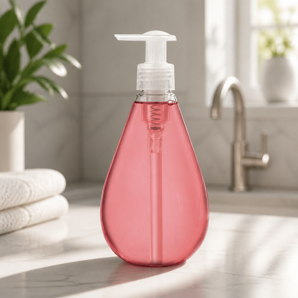 Commercial Liquid Hand Soap Dispenser 354ml Eco-Friendly Pink