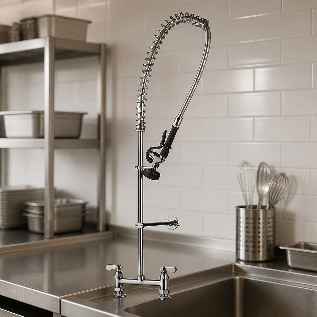Commercial Pre Rinse Spray Tap for Efficient Dish Cleaning
