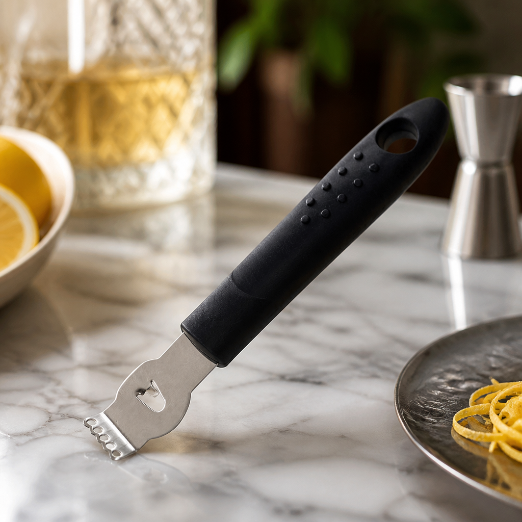 Commercial Zester and Canale Cutter for Cocktail Garnishing