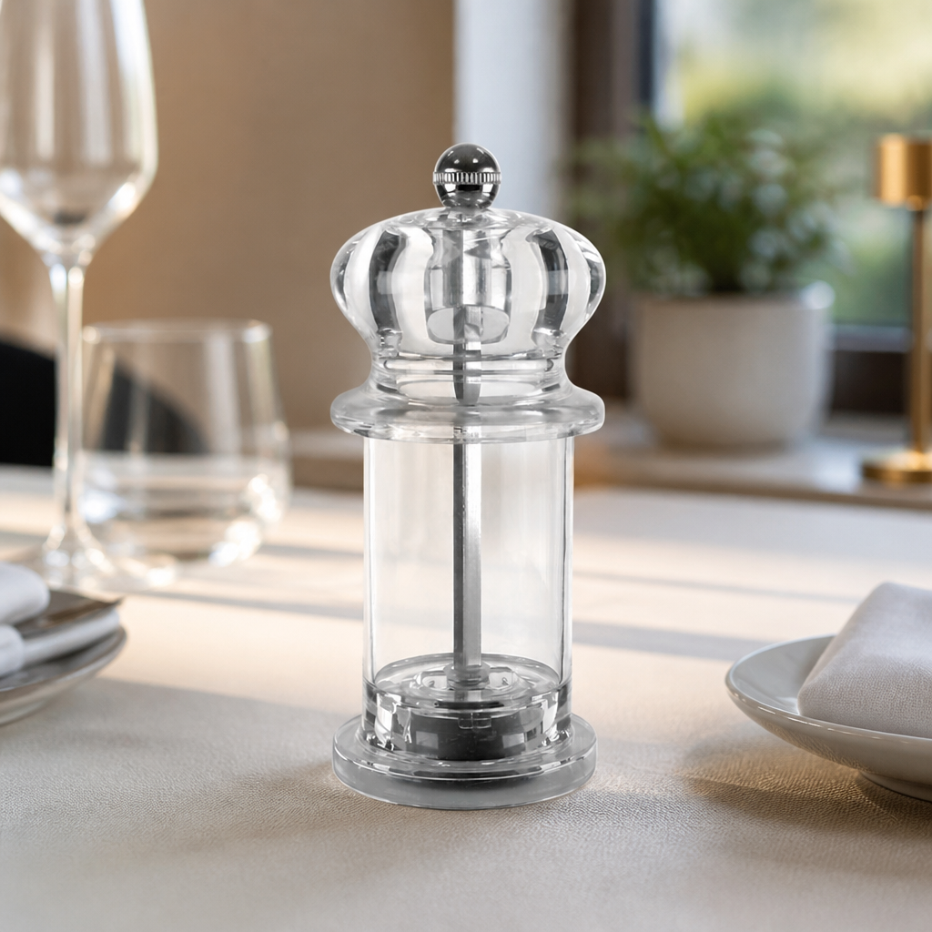 135mm Acrylic Pepper Mill - Commercial Salt And Pepper Grinder