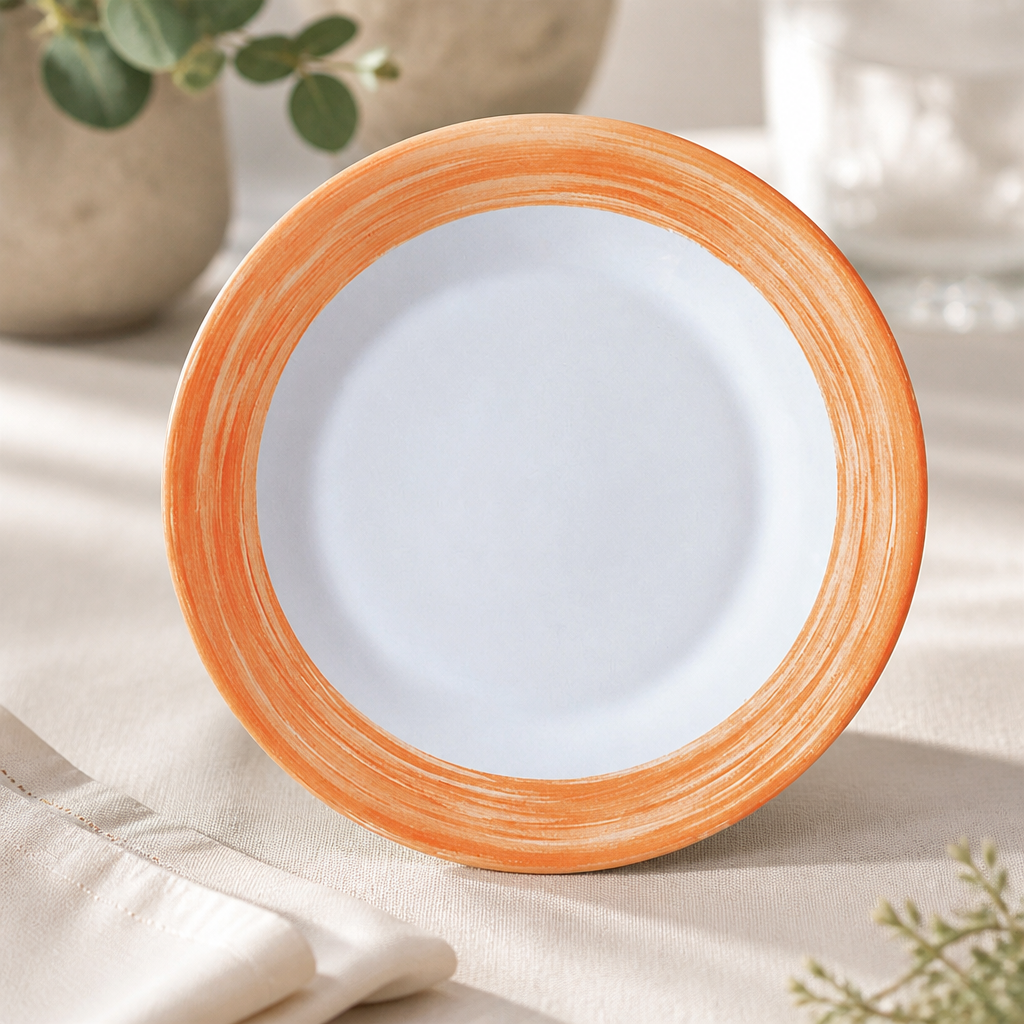 Commercial Brush Side Plates 155mm Pack of 24