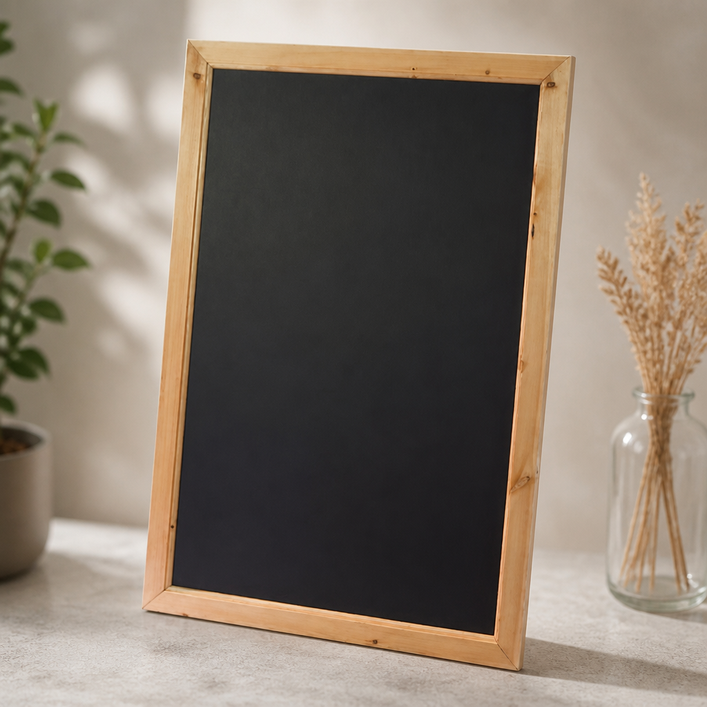 Antique Framed Blackboard 936x636mm Commercial Wallboard