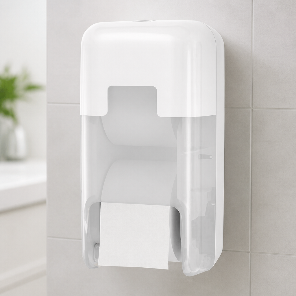 Commercial Coreless Toilet Paper Dispenser 2-Roll Capacity