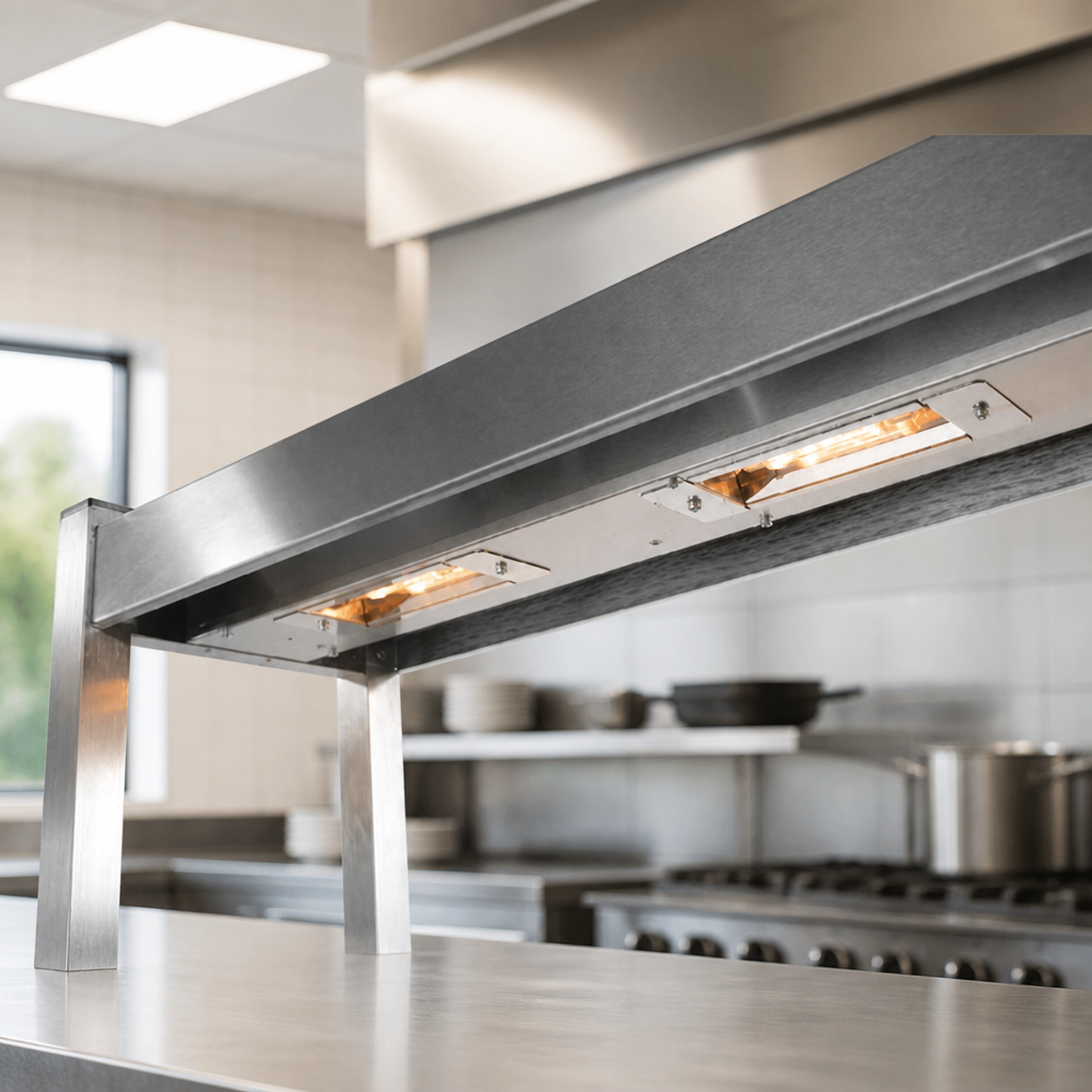 Single-Tier Heated Overshelf for Panther Hot Cupboards