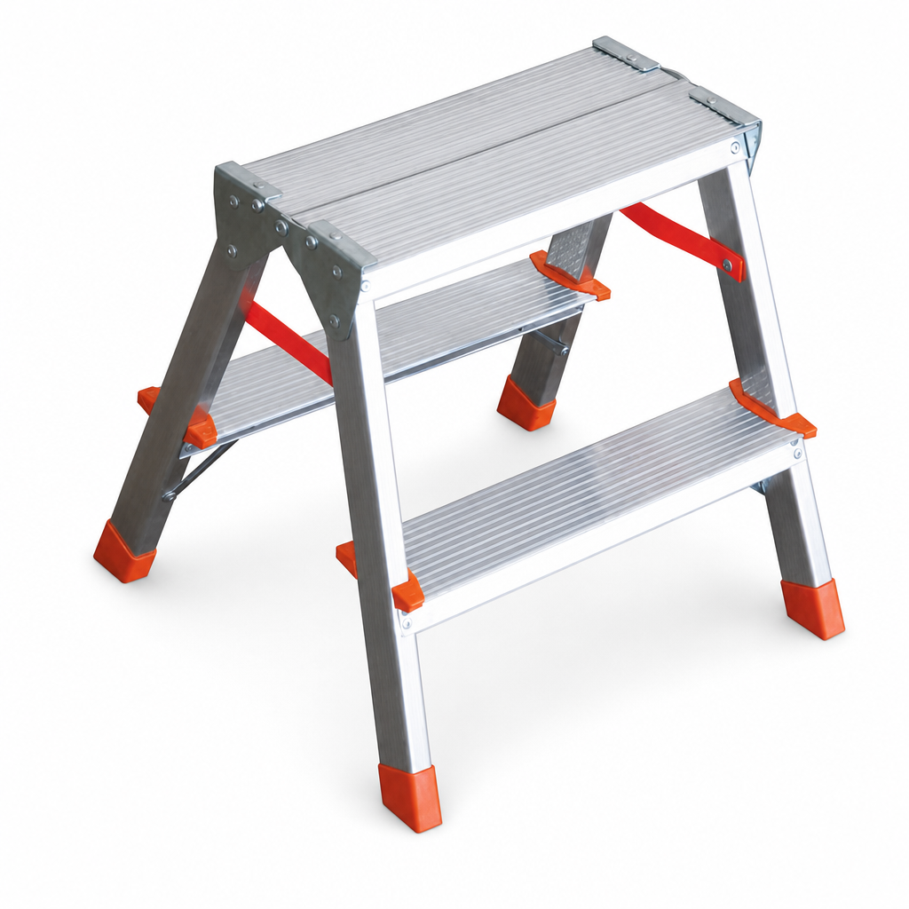 Fixed Foldable Dual Access Step Stool