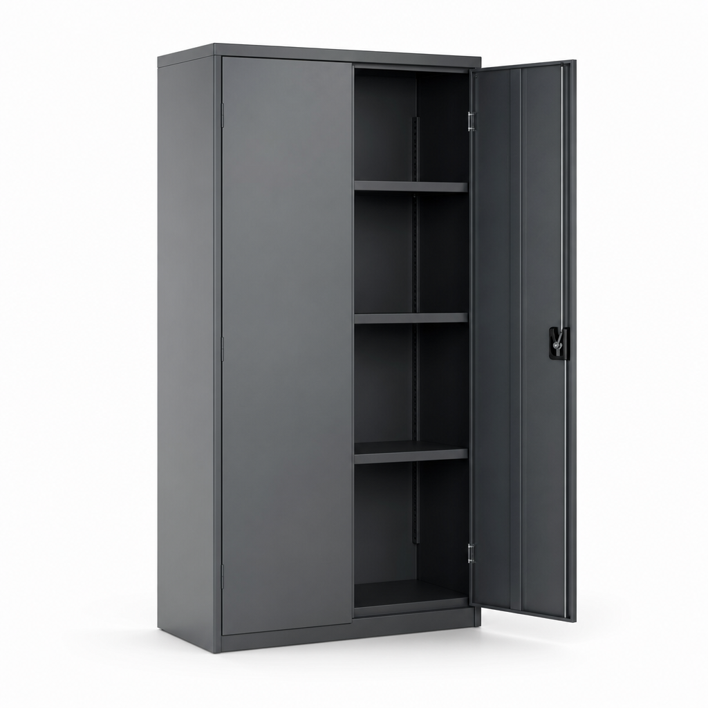 Flat-Pack Metal Storage Cupboards 1950mm High