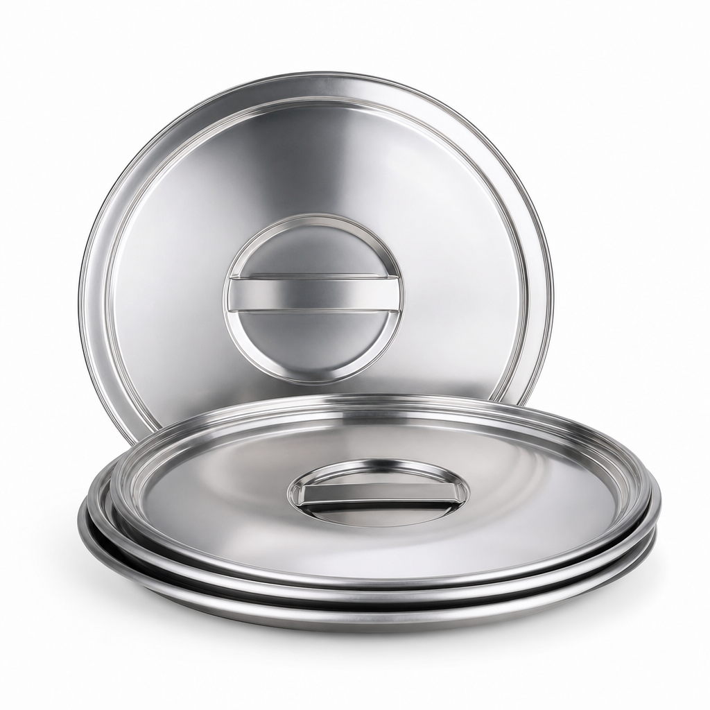 Food‑Safe Lids for Round Waste and Storage Containers