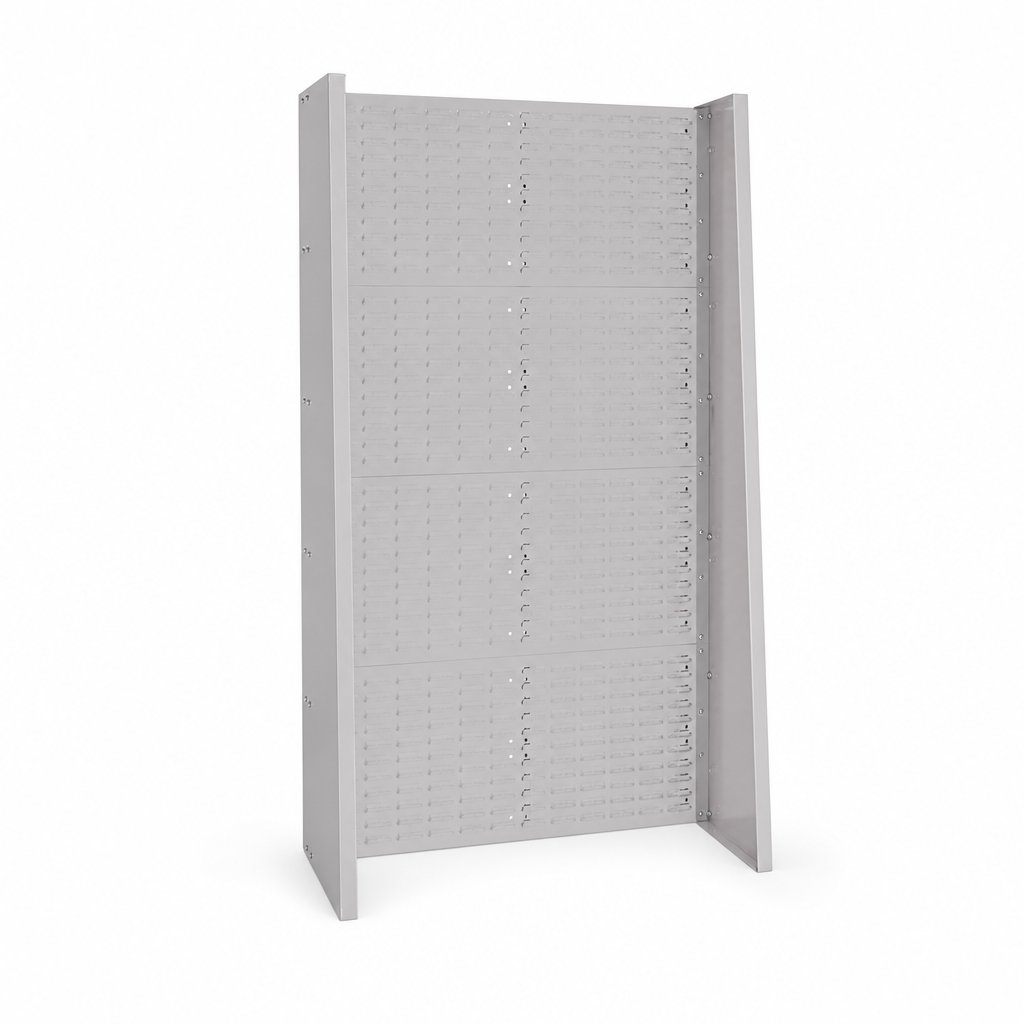 Freestanding Louvre Panel Racks for CNC Storage