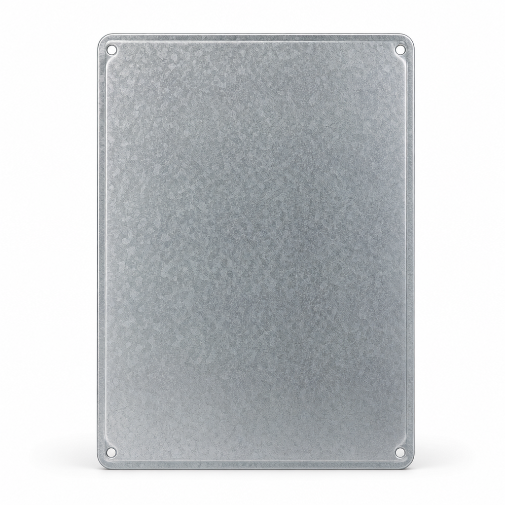 Galvanised Steel Notice Plate for Racking Load Information