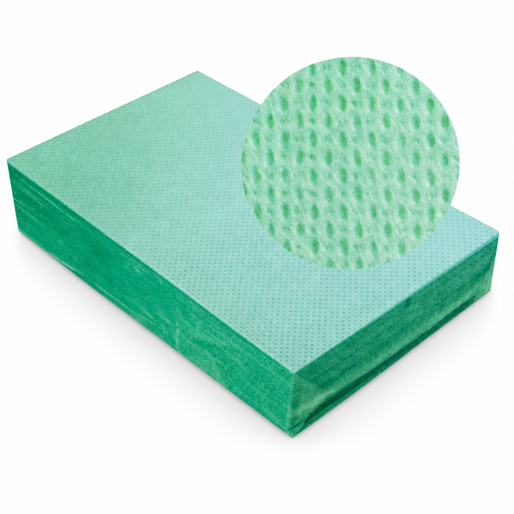Green Heavyweight Reusable Cleaning Cloths
