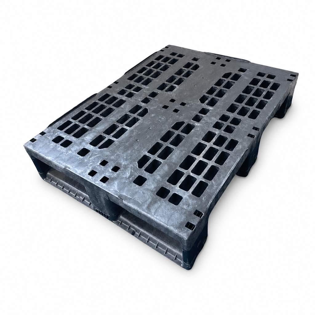Grey Euro Plastic Pallet 800 x 600mm