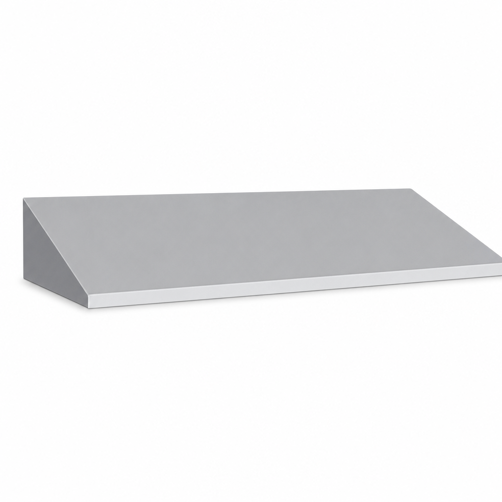 Grey Steel COSHH Cabinet Sloping Top Accessory