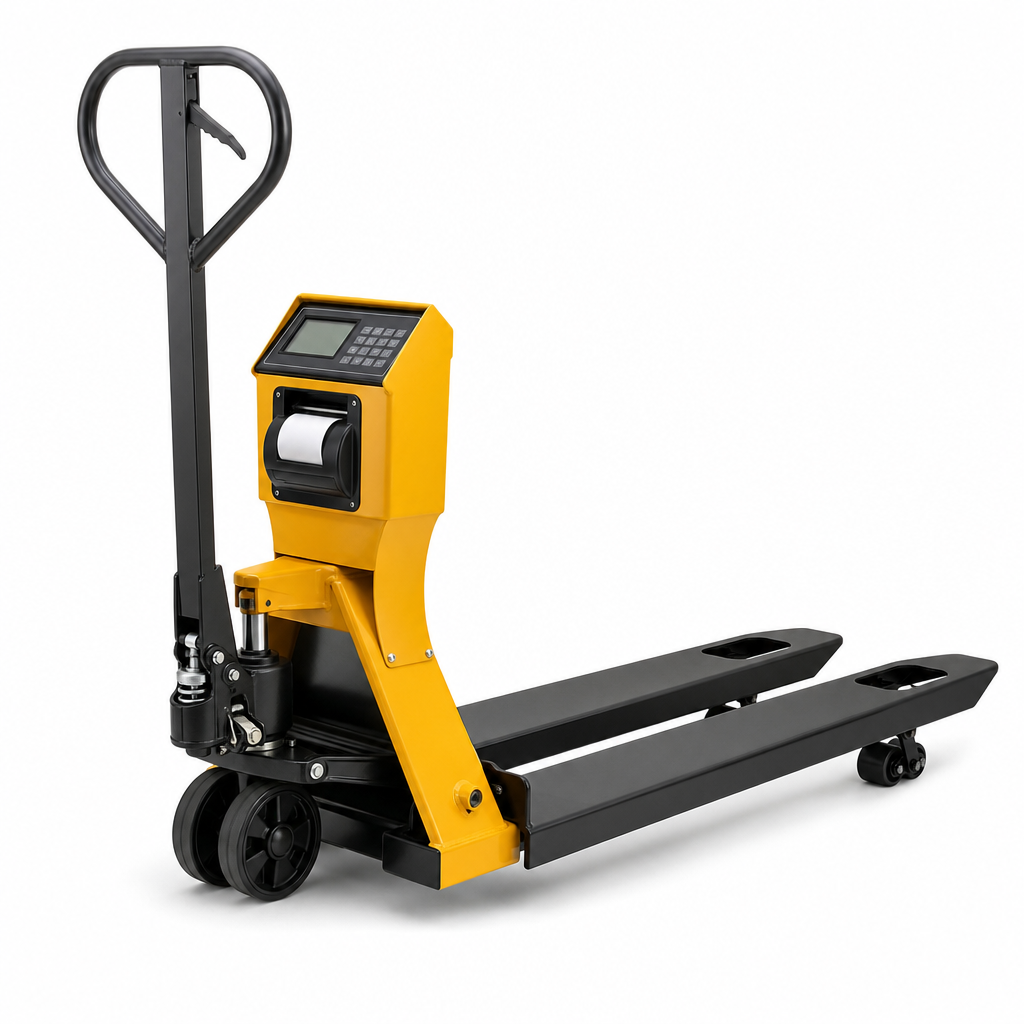 Hand Pallet Truck with Electric Weigh Scales and Printer 2000kg