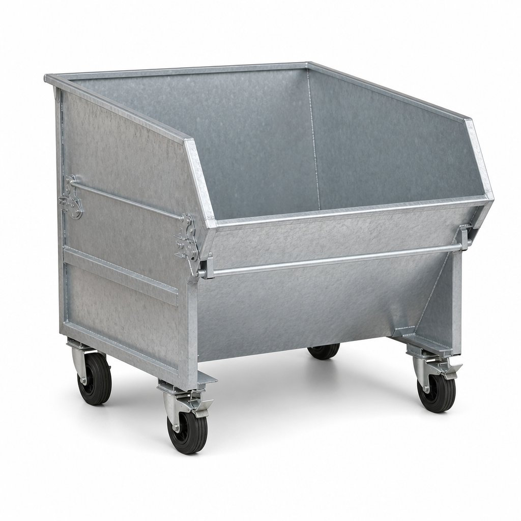 Heavy Duty Industrial Bottle Skip Waste Bins 270–650L