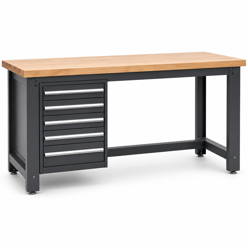 Heavy Duty MPX Top Workbench with 5-6 Drawers 1500mm