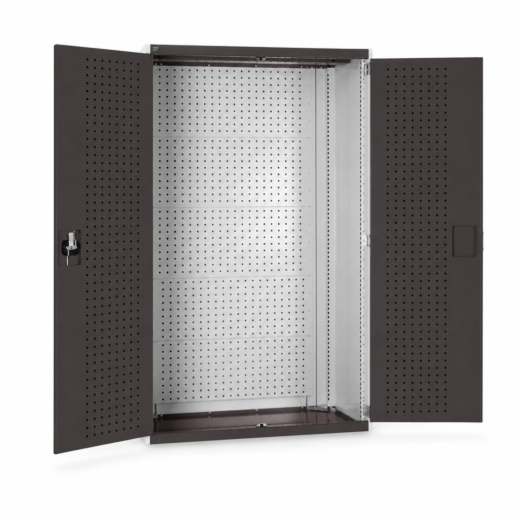 Heavy Duty Perforated Tool Storage Cupboard 1200x1050x650mm