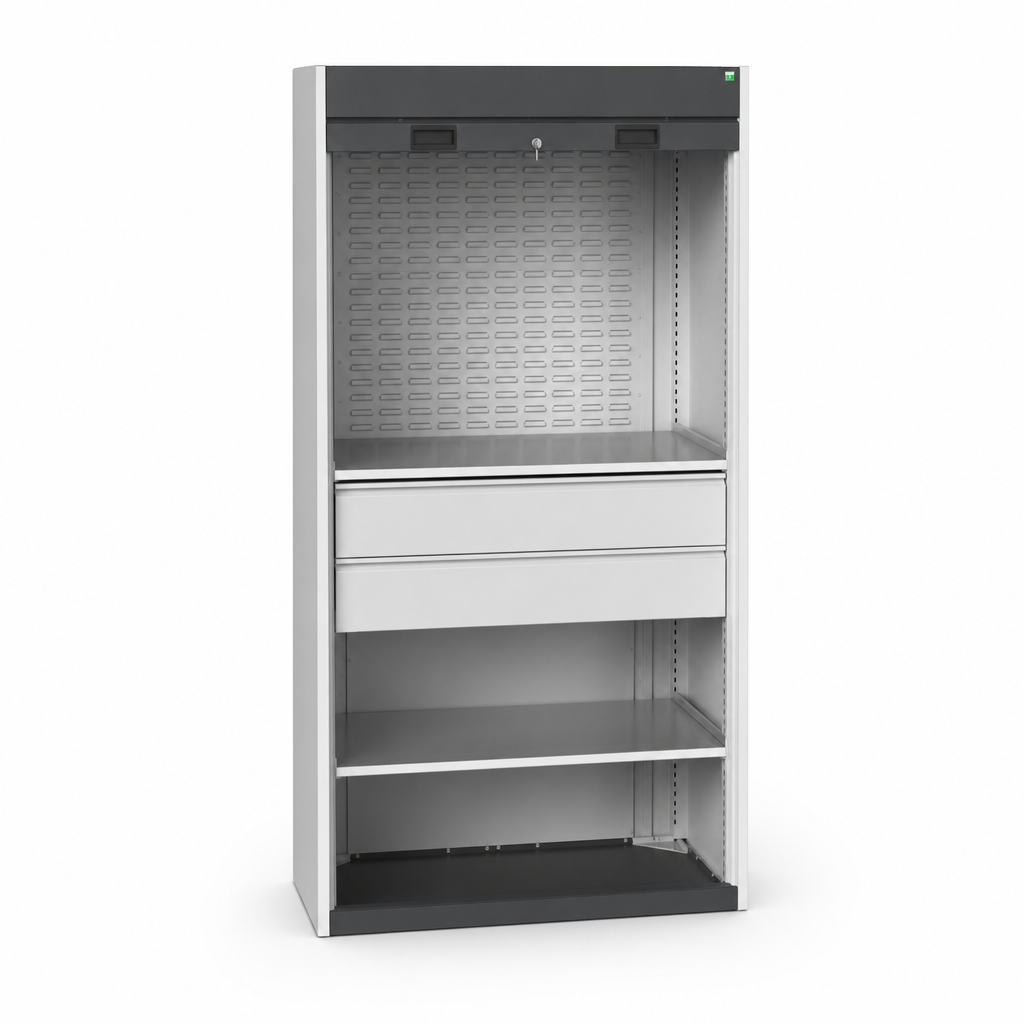 Heavy Duty Roller Shutter Cupboard 2000x1050x650mm