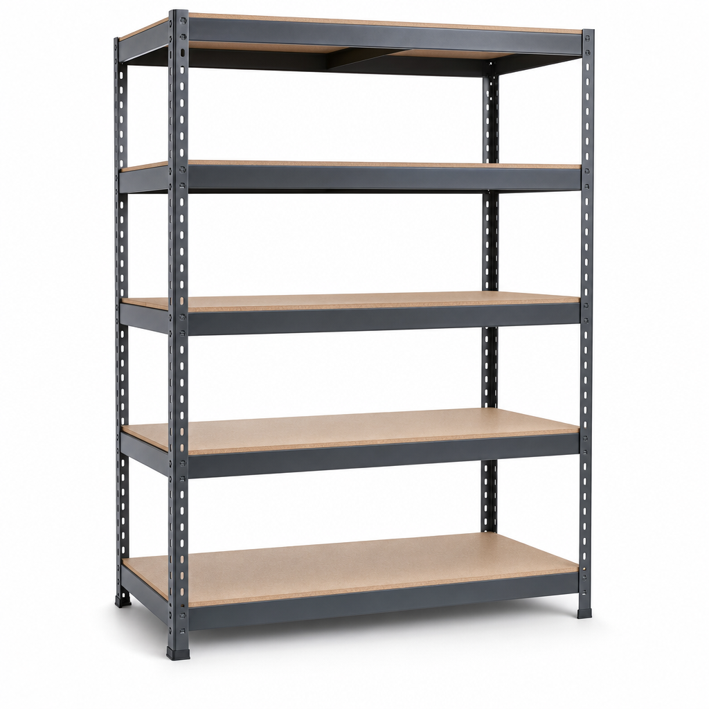 Heavy Duty Steel Shelving with Chipboard Shelves