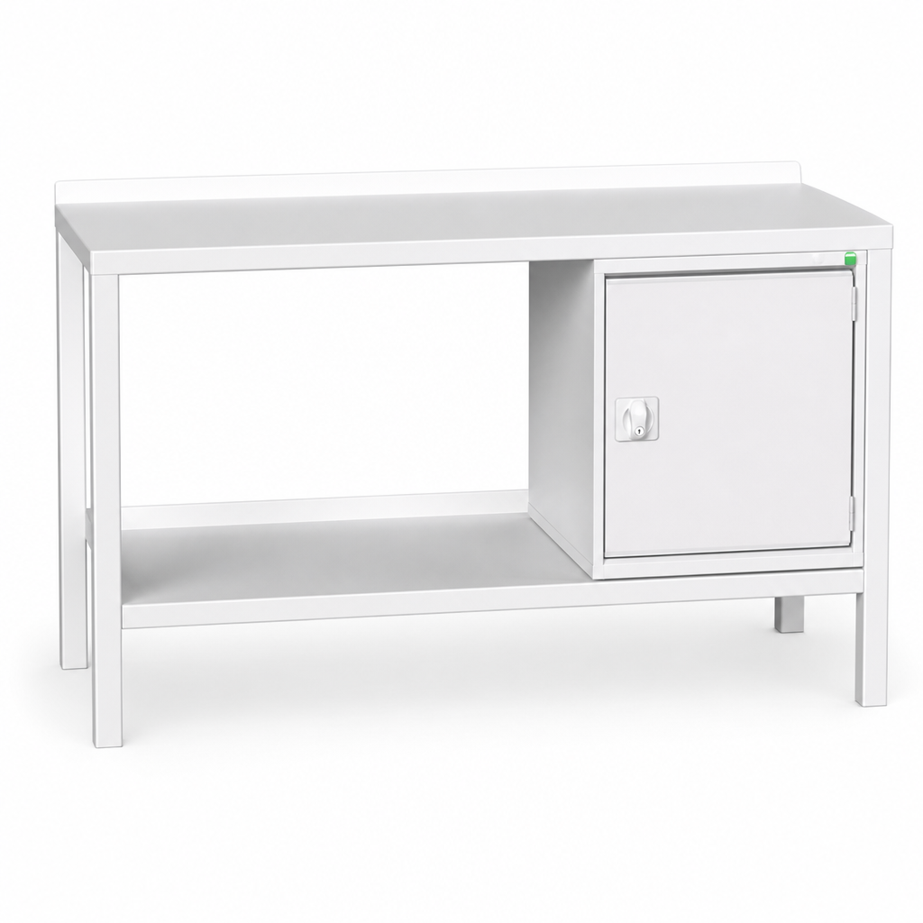 Heavy Duty Steel Topped Workbench 910x1500x600mm