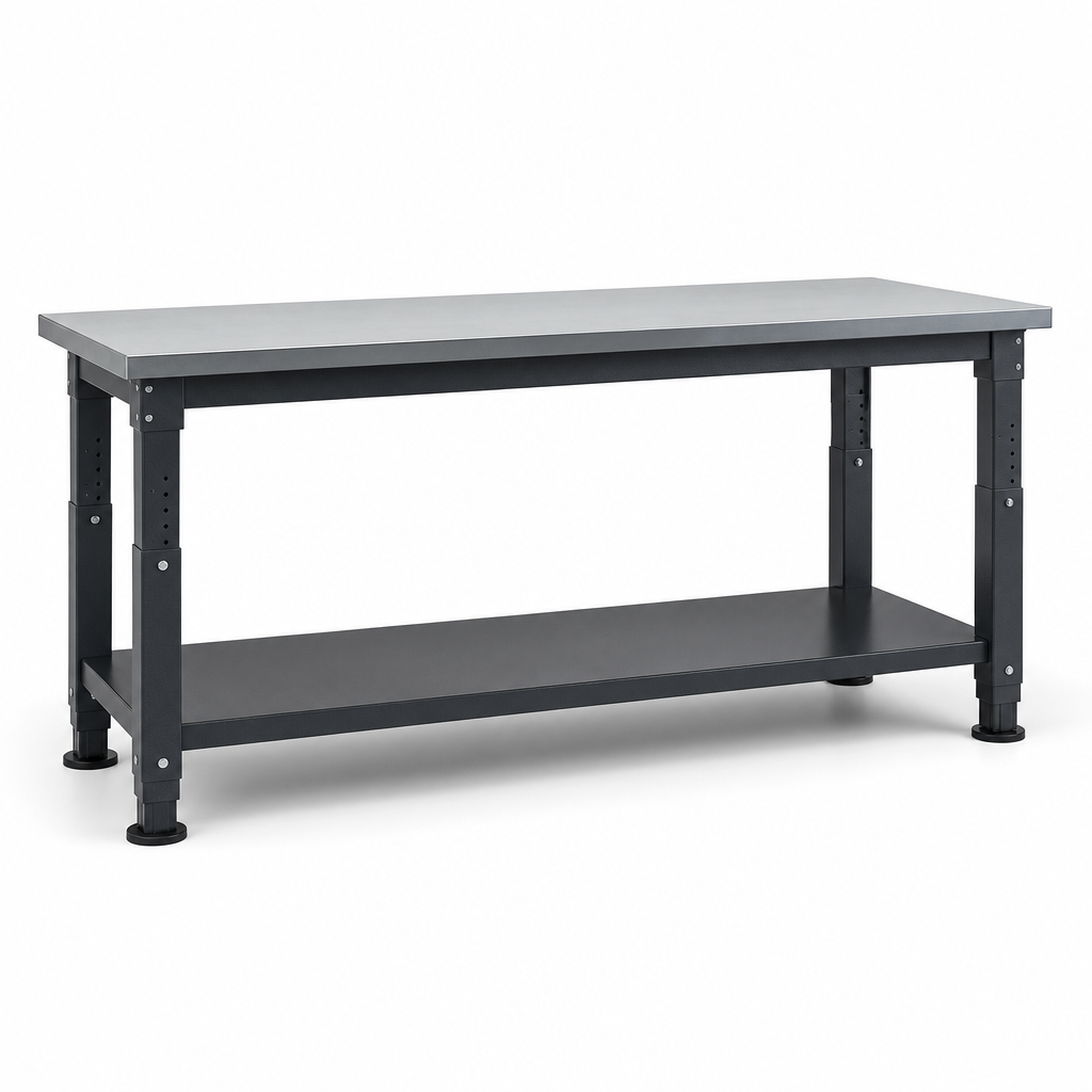Height Adjustable 1-Shelf MPX Workbench 2000 x 750mm
