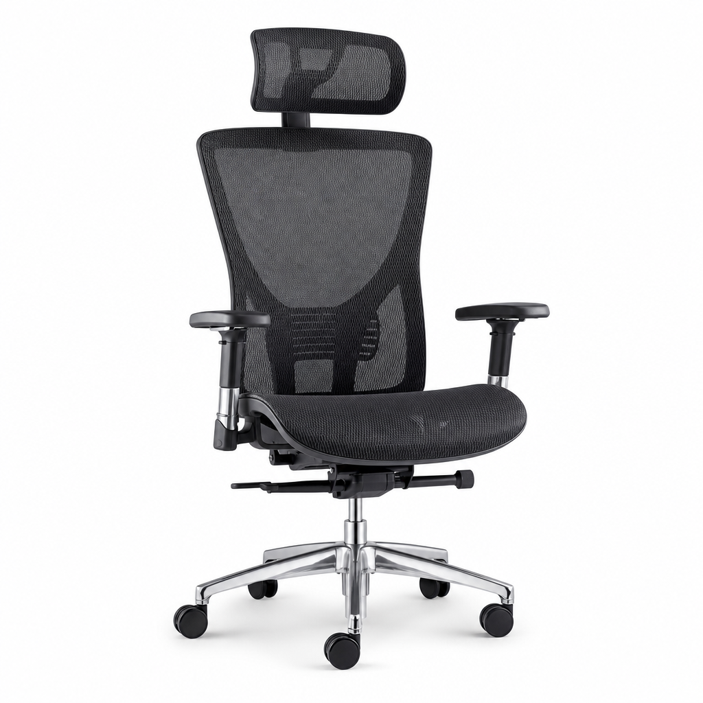 High Back 24 Hour Managers Chair with Adjustable Headrest