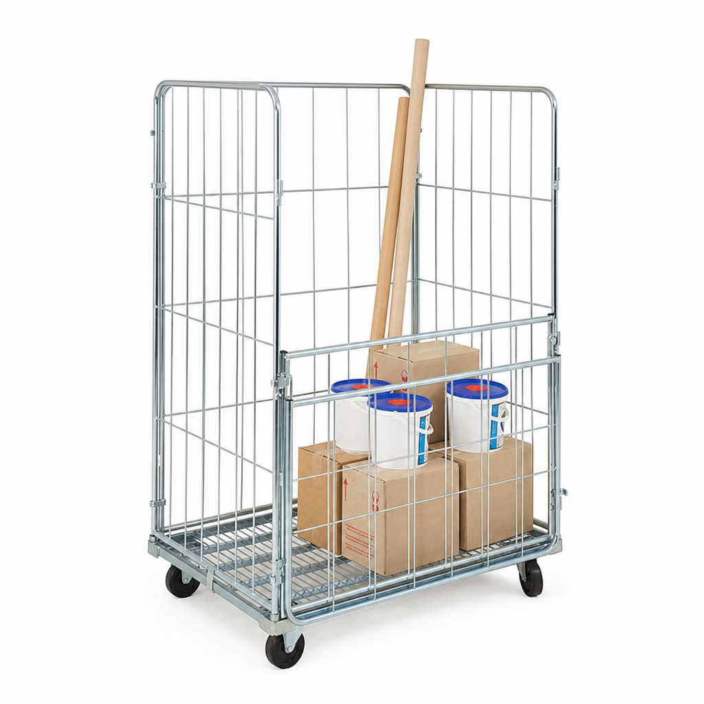 Jumbo Demountable Roll Cage with Zinc Finish
