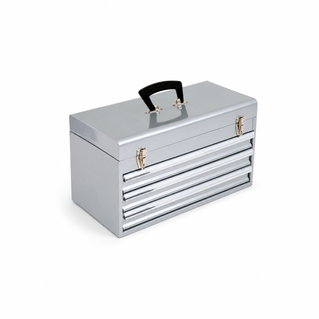 Large Portable 3 Drawer Tool Cabinet