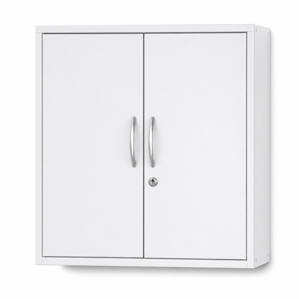 Large Steel First Aid Wall Cupboard with 2 Doors