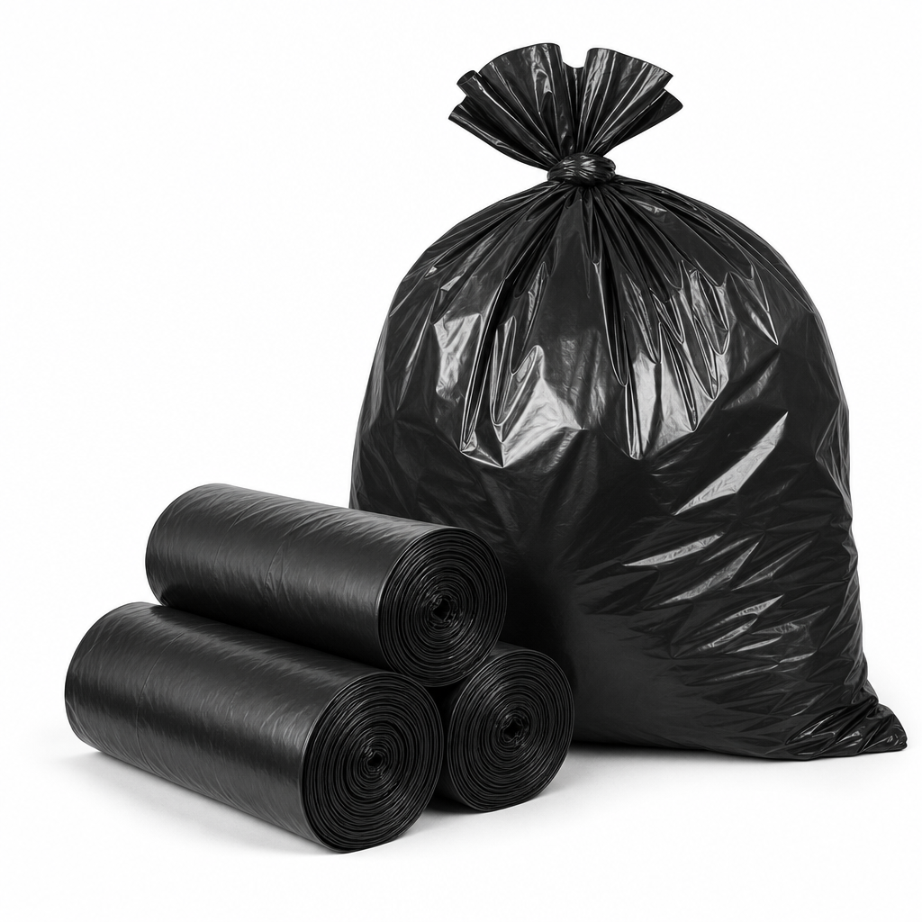 Light Duty Black Refuse Sacks 60-160L