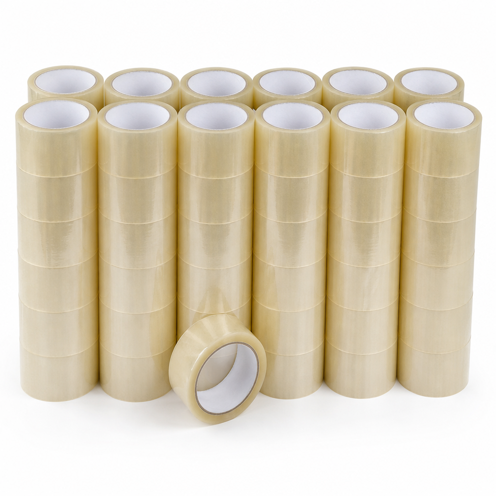 Low Noise Polypropylene Packaging Tape, 36 Roll Pack