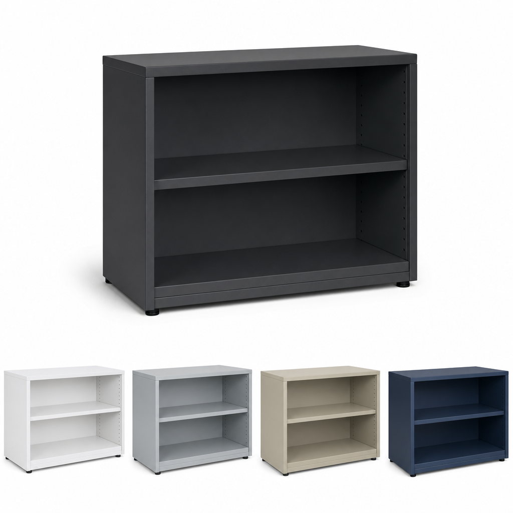 Low Office Bookcase with Colour Options