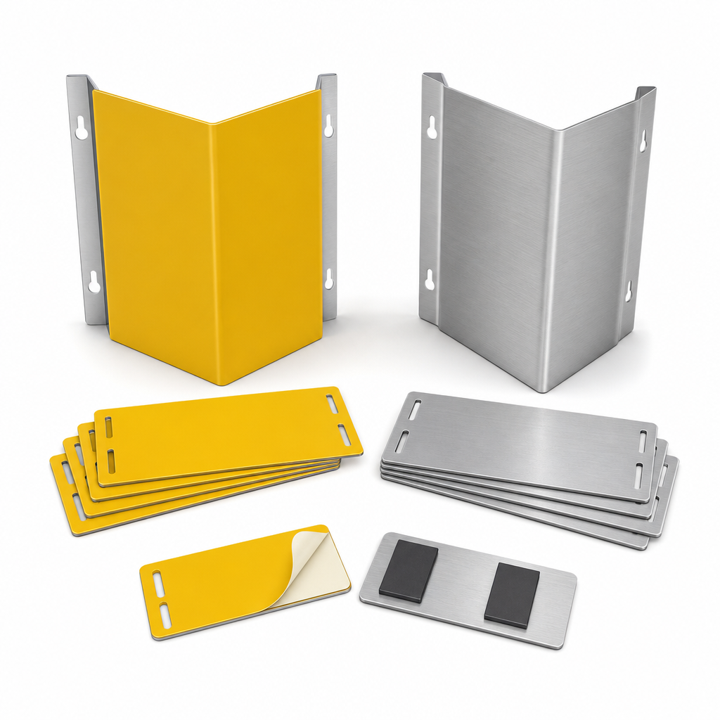 Magnetic and Self-Adhesive Racking Bay Identification Signs