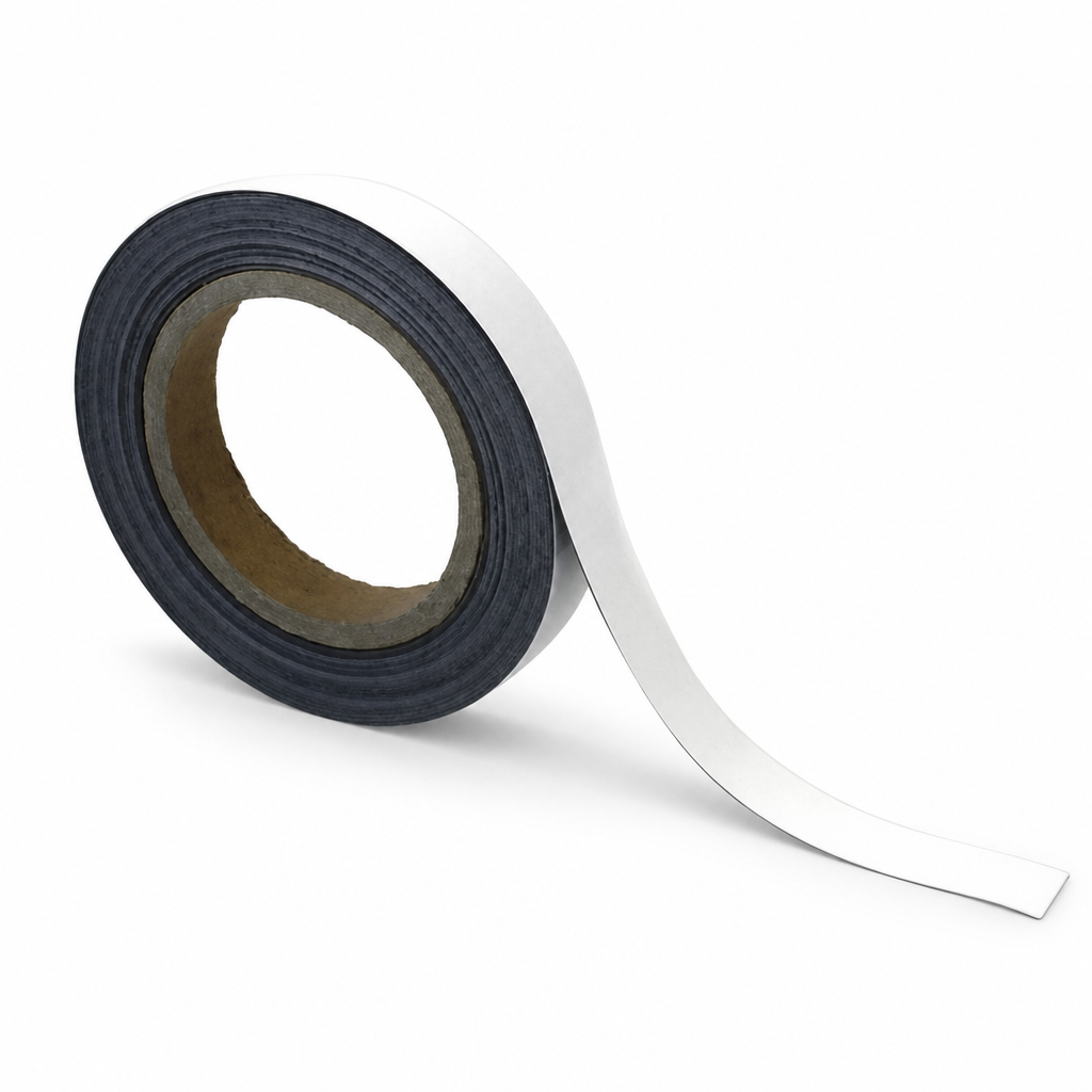 Magnetic Dry Wipe Label Roll for Shelving