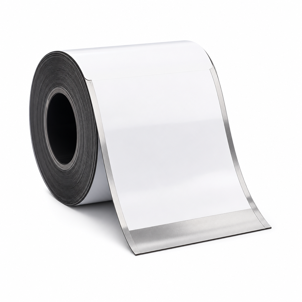Magnetic Dry Wipe Label Roll for Shelving